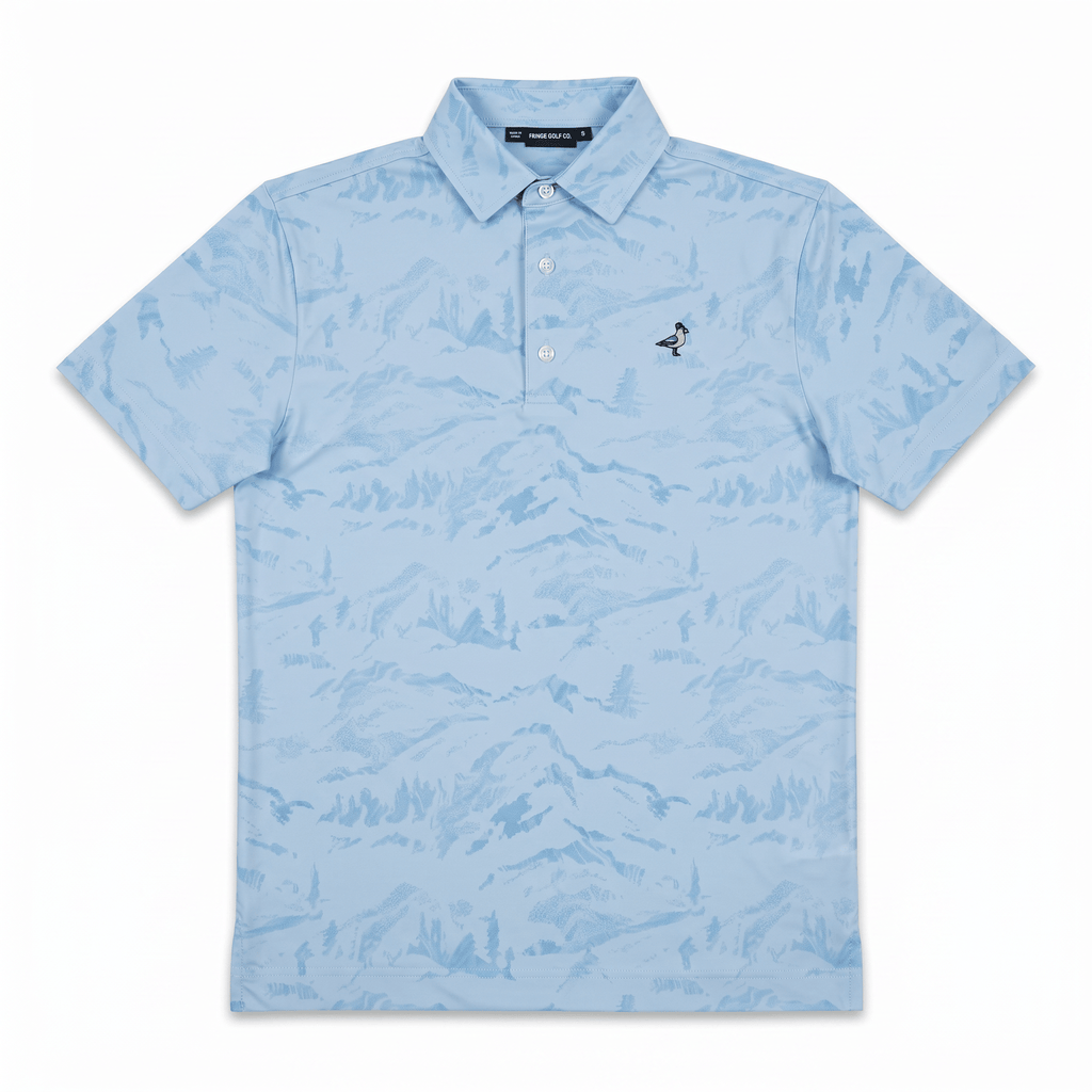 The Cloud Camo Polo - Fringe Golf
