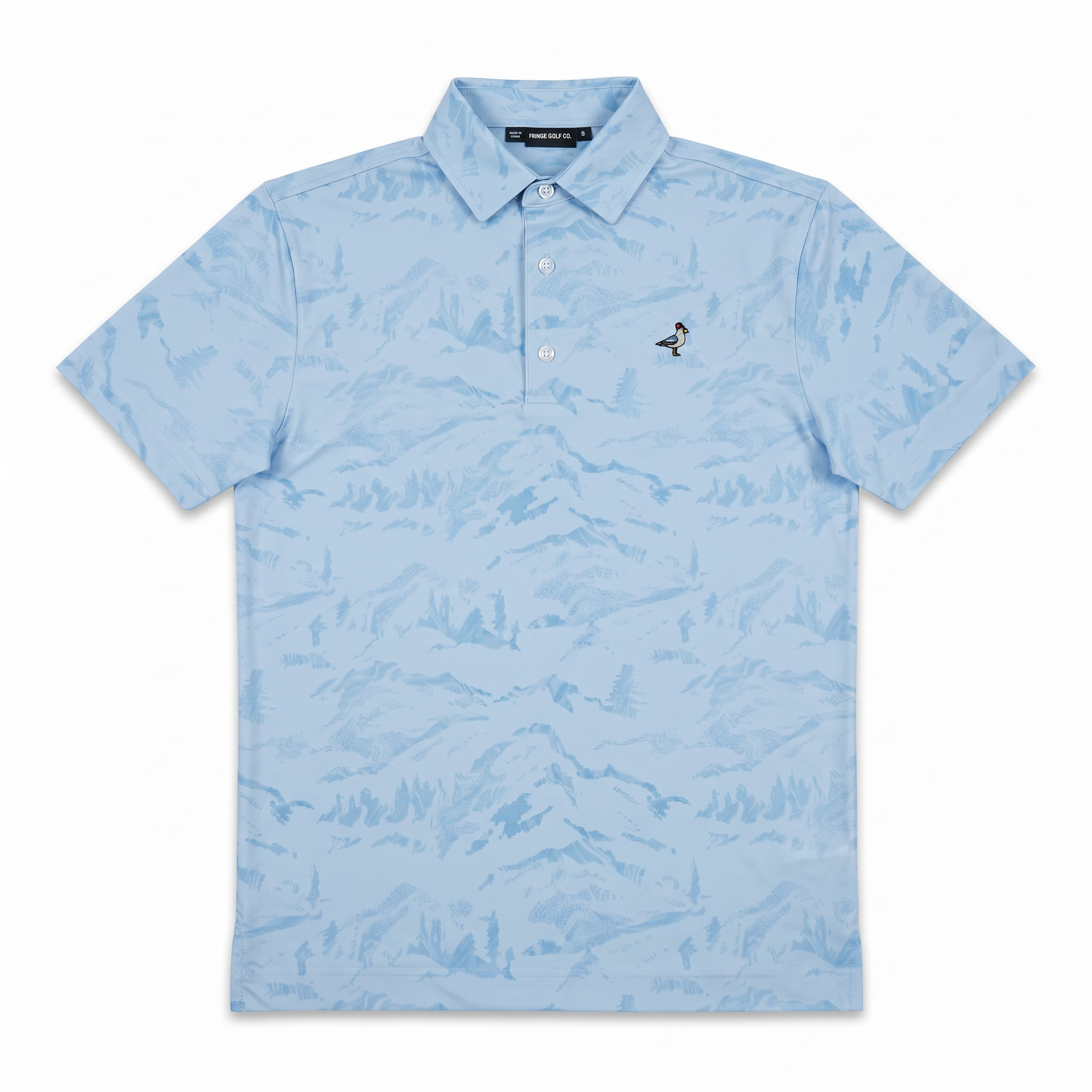 The Cloud Camo Polo