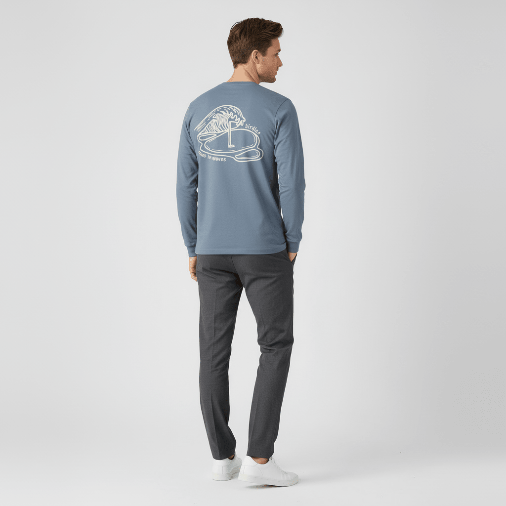 The Double Breaker Long Sleeve Tee - Fringe Golf