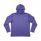 Ball Strikers performance hoodie detail unfolded blue
